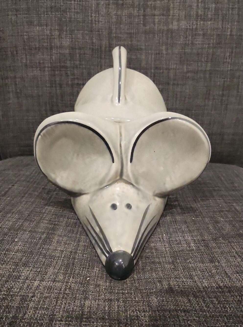 Vintage USA M450 Ceramic Mouse Cookie Jar